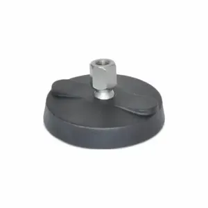 WINCO 16NW11N Leveling Mount, M16, 3.15 Inch Size Base Dia, Stainless Steel Socket, Nylon, Rubber Pad, 1 | CR6EXU 805V34