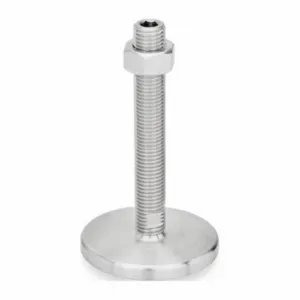 WINCO 21-100-5/8X11-75-D0-UK Leveling Foot, 5/8 Inch-11, 2.95 Inch Size Bolt Length, Stainless Steel, Stainless Steel | CR6DVP 805WC8