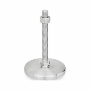 WINCO 21-80-3/8X16-75-D0-SK Leveling Foot, 3/8 Inch-16, 2.95 Inch Size Bolt Length, Stainless Steel, Stainless Steel | CR6DQP 805WA8