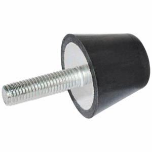 WINCO 253-25-1/4X20-25.4-55 Vibration/Shock Absorption Mount, Conical, Stud, 1/4 Inch Size-20, Steel, 0.98 Inch Dia | CR6FKM 802CG5