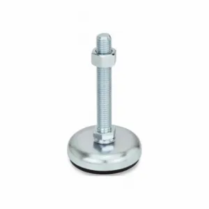 WINCO 30-100-1/2X13-150-A1-SK Leveling Foot, 1/2 Inch-13, 5.91 Inch Size Bolt Length, Steel Bolt, Zinc-Plated | CR6DMR 805XF3