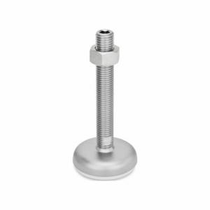 WINCO 31-80-5/8X11-100-B2-UK Leveling Foot, 5/8 Inch-11, 3.94 Inch Size Bolt Length, Stainless Steel, Shotblasted Matte | CR6DXN 805XT3