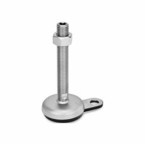 WINCO 33-100-5/8X11-150-B1-UK Leveling Foot, 5/8 Inch-11, 5.91 Inch Size Bolt Length, Stainless Steel, Shotblasted Matte | CR6DYA 805Y08