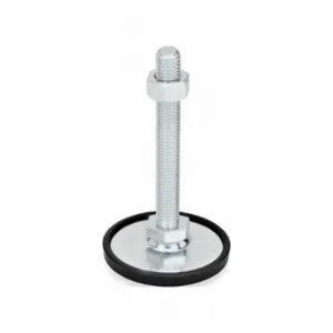 WINCO 40-60-3/8X16-150-A1-SK Leveling Foot, 3/8 Inch-16, 5.91 Inch Size Bolt Length, Steel Bolt, Zinc-Plated | CR6DVK 805WN5