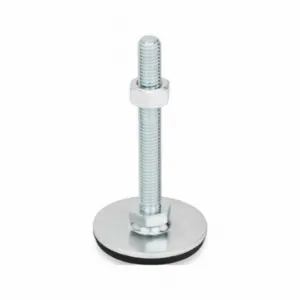 WINCO 40-60-3/8X16-150-A3-SK Leveling Foot, 3/8 Inch-16, 5.91 Inch Size Bolt Length, Steel Bolt, Zinc-Plated | CR6DUY 805WP1