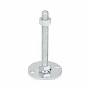 WINCO 40-40-1/2X13-75-B0-SK Leveling Foot, 1/2 Inch-13, 2.95 Inch Size Bolt Length, Steel Bolt, Zinc-Plated | CR6DHJ 805WM0