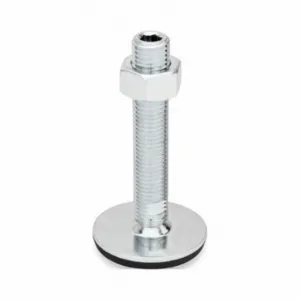 WINCO 40-60-5/8X11-100-A3-UK Leveling Foot, 5/8 Inch-11, 3.94 Inch Size Bolt Length, Steel Bolt, Zinc-Plated | CR6DWV 805WR6