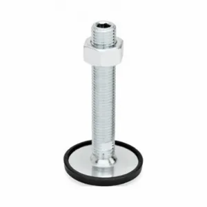 WINCO 40-60-5/8X11-75-A1-UK Leveling Foot, 5/8 Inch-11, 2.95 Inch Size Bolt Length, Steel Bolt, Zinc-Plated | CR6DWH 805WR1