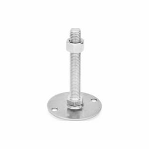 WINCO 41-40-1/2X13-100-B0-SK Leveling Foot, 1/2 Inch-13, 3.94 Inch Size Bolt Length, Stainless Steel, Plain | CR6DKP 805WG0