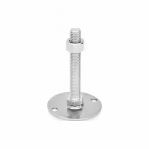 WINCO 41-60-3/8X16-150-B0-SK Leveling Foot, 3/8 Inch-16, 5.91 Inch Size Bolt Length, Stainless Steel, Plain | CR6DVC 805WG3