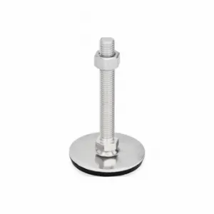 WINCO 41-40-M12-100-D3-SK Leveling Foot, M12, 3.94 Inch Size Bolt Length, Stainless Steel, Plain, Stainless Steel, 2 | CR6DYK 805WL5