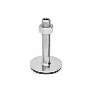 WINCO 41-60-5/8X11-100-D3-UK Leveling Foot, 5/8 Inch-11, 3.94 Inch Size Bolt Length, Stainless Steel, Plain | CR6DXG 805WK9