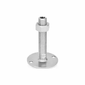 WINCO 41-80-3/4X10-150-B0-UK Leveling Foot, 3/4 Inch-10, 5.91 Inch Size Bolt Length, Stainless Steel, Plain | CR6DPZ 805WG8