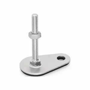 WINCO 43-80-1/2X13-75-D3-SK Leveling Foot Teardrop Shape, 1/2 Inch-13, 2.95 Inch Size Bolt Length, Plain | CR6DBG 805X78