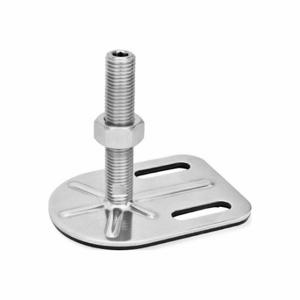 WINCO 43-80-5/8X11-75-G3-UK Leveling Foot, 5/8 Inch-11, 2.95 Inch Size Bolt Length, Stainless Steel, Plain | CR6DWD 805XD4