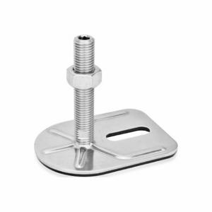 WINCO 43-80-3/4X10-100-E3-UK Leveling Foot, 3/4 Inch-10, 3.94 Inch Size Bolt Length, Stainless Steel, Plain | CR6DNU 805XC8