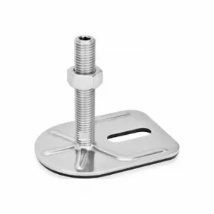 WINCO 43-80-3/4X10-150-E3-UK Leveling Foot, 3/4 Inch-10, 5.91 Inch Size Bolt Length, Stainless Steel, Plain | CR6DPY 805XC9