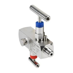 WINTERS INSTRUMENTS BBV1200-ADC Manual Block And Bleed Needle Valve, Straight Body Soft Seat, Double Handles | CV6XUC