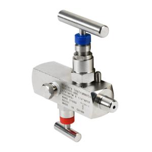 WINTERS INSTRUMENTS BBV3200-ADC Manual Block And Bleed Needle Valve, Straight Body Hard Seat, Double Handles | CV6XUD