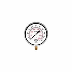 WINTERS INSTRUMENTS P3S6002 Industrial Compound Gauge, 30 to 0 to 30 Inch Size Hg/psi, 4 1/2 Inch Size Dial | CR3YQJ 491A69