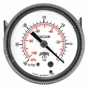 WINTERS INSTRUMENTS P9U901424UC Panel-Mount Vacuum Gauge, U-Clamp, 30 To 0 Inch Hg, 2 Inch Dial, 1/8 Inch Npt Male | CV3TQM 491G03