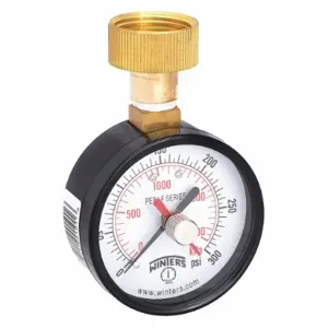 WINTERS INSTRUMENTS PETM217LF Max Pointer Test Gauge 2.5 inch 0-300psi | AG9HHB 20JN41