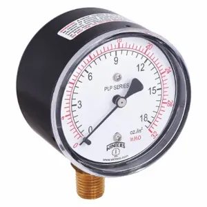 WINTERS INSTRUMENTS PLP301 Low Pressure Gauge, Natural Gas & Other Gases, 0 To 32 Inch Wc, 2 1/2 Inch Dial, Plp | CV3RZL 48WL71