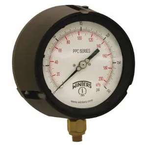 WINTERS INSTRUMENTS PPC5082-G-SG. Pressure Gauge, 0 To 30 Psi Range, 1/4 MNPT, +/-0.5% Gauge Accuracy | CH6REX 491D17