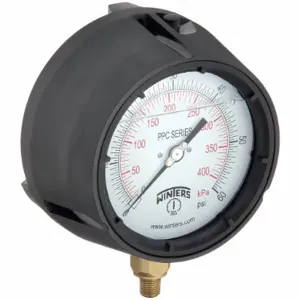 WINTERS INSTRUMENTS PPC5083-G-SG. Pressure Gauge, 0 To 60 Psi Range, 1/4 MNPT, +/-0.5% Gauge Accuracy | CH6REY 491D18