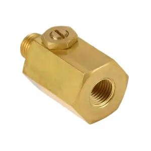 WINTERS INSTRUMENTS SAS540-ADC Snubber, Adjustable Brass Stem And Ptfe Seal Element, Brass Body | CV6WFH