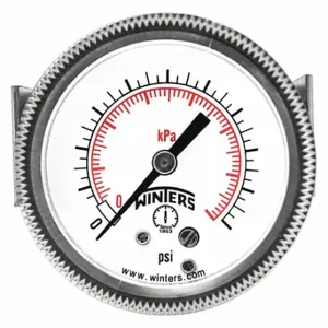 WINTERS INSTRUMENTS P9U901460UC Panel-Mount Pressure Gauge, U-Clamp, 0 To 200 PSI, 3 1/2 Inch Dial, 1/4 Inch Npt Male | CV3RZX 491G14