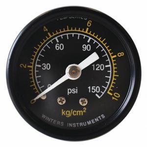 WINTERS INSTRUMENTS PEM1421-CD Commercial Pressure Gauge, 0 To 150 PSI, 1 1/2 Inch Dial, 1/8 Inch Npt Male | CV3RMK 491F96