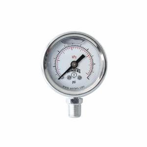 WINTERS INSTRUMENTS PFQ1207 Industrial Pressure Gauge, 0 To 300 Psi, 1 1/2 Inch Dial, 1/8 Inch Npt Male | CV3TFU 491D70