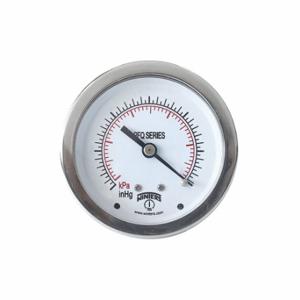 WINTERS INSTRUMENTS PFQ177-DRY Industrial Pressure Gauge, Field-Fillable, 0 To 400 Psi, 2 1/2 Inch Dial | CV3RYJ 491F51