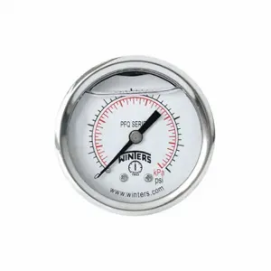 WINTERS INSTRUMENTS PFQ2201 Industrial Pressure Gauge, 0 To 1000 Psi, 2 Inch Dial, 1/4 Inch Npt Male | CV3RNW 491D82