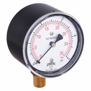 WINTERS INSTRUMENTS PLP305 Low Pressure Gauge, Natural Gas & Other Gases, 0 To 5 PSI, 2 1/2 Inch Dial, Plp | CV3RZN 48WL75