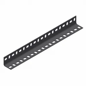 WIRECRAFTERS SA10C Slotted Angle, Slotted Angle, Powder Coated, Steel, Gray | CV4QQK 38XZ72