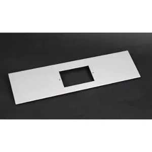 WIREMOLD ALA-SG Open Cover Plate, Aluminum, Gray, 1 Gangs | CV3TZT 26Y144