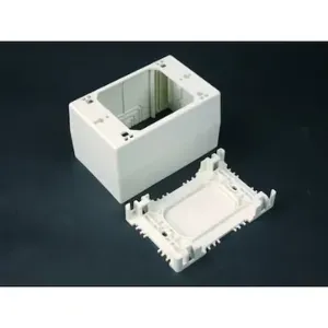 WIREMOLD NM2044-WH Extra Deep Box Fitting, Plastic, White, 1 Gangs | CV3UBN 26Y129