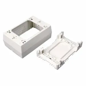 WIREMOLD NM2048 Deep Box Fitting, Nm2000, Plastic, Ivory, 1 Gangs | CV3UAY 26Y014