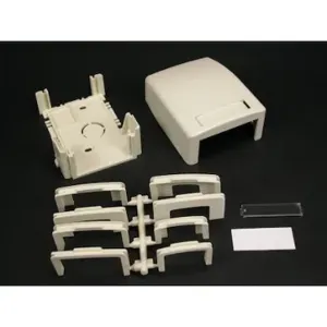 WIREMOLD PDB1CMWH Data Box Fitting, Eclipse Pn03/Eclipse Pn05/Eclipse Pn10, Plastic, White | CV3UAX 26Y045