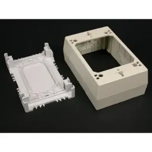 WIREMOLD PSB1WH Device Box Fitting, Eclipse Pn03, Plastic, White, 1 Gangs | CV3UBB 26Y077