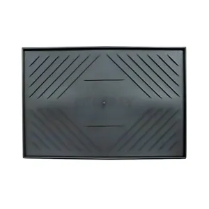 WIRTHCO 40100 Boot Tray, 15 x 23 x .5 Inch Size, Black | CG9ACF