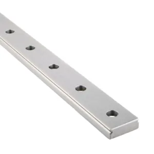 WON MB12-110L Wide Mini Rail, Stainless Steel, 8.5 x 24 x 110mm | CV7XAF