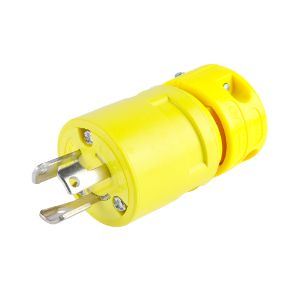 WOODHEAD 1301410044 Plug with Locking Blade, 3 Pole/3 Wire, 15A/125V, 10A/250V | CH2VBA 2407