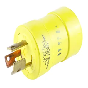 WOODHEAD 1301510013 Adapter, Receptacle, Female End, 15A/125V, Plug, Male End, 15A/125V | CH2UVF 1704