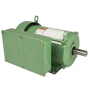 WORLDWIDE ELECTRIC FD10-18-215T Farm Duty Motor, 10 HP, 1800 RPM, 208-230V, 215T Frame, Rigid Base | CJ8TCP