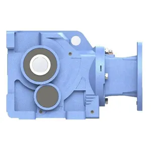 WORLDWIDE ELECTRIC KHN37-10/1-H-56C Speed Reducer, Helical-Bevel Gear, Box Size 37, 10:1 Ratio, 56C Frame | CJ8UGQ