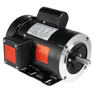 WORLDWIDE ELECTRIC NT1-18-56CB Motor, 1 HP, 1800 RPM, 115/208-230V, 56C Frame, C-Face with Removable Base | CJ8QYG