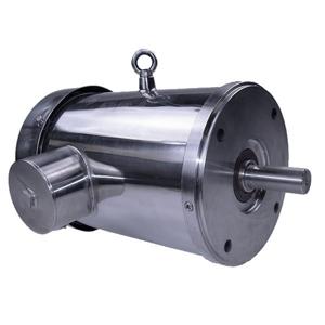 WORLDWIDE ELECTRIC SSPE1-12-145TCRD Motor, 1 HP, 1200 RPM, 208-230/460V, 145TC Frame, C-Face Round Body, Stainless Steel | CJ8RLE